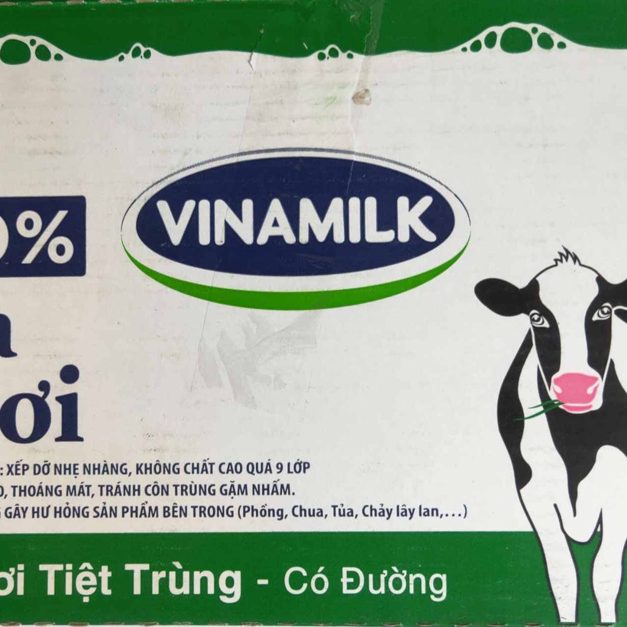 [HCM]Sữa tươi Vinamilk 180ml (CÓ ĐƯỜNG)