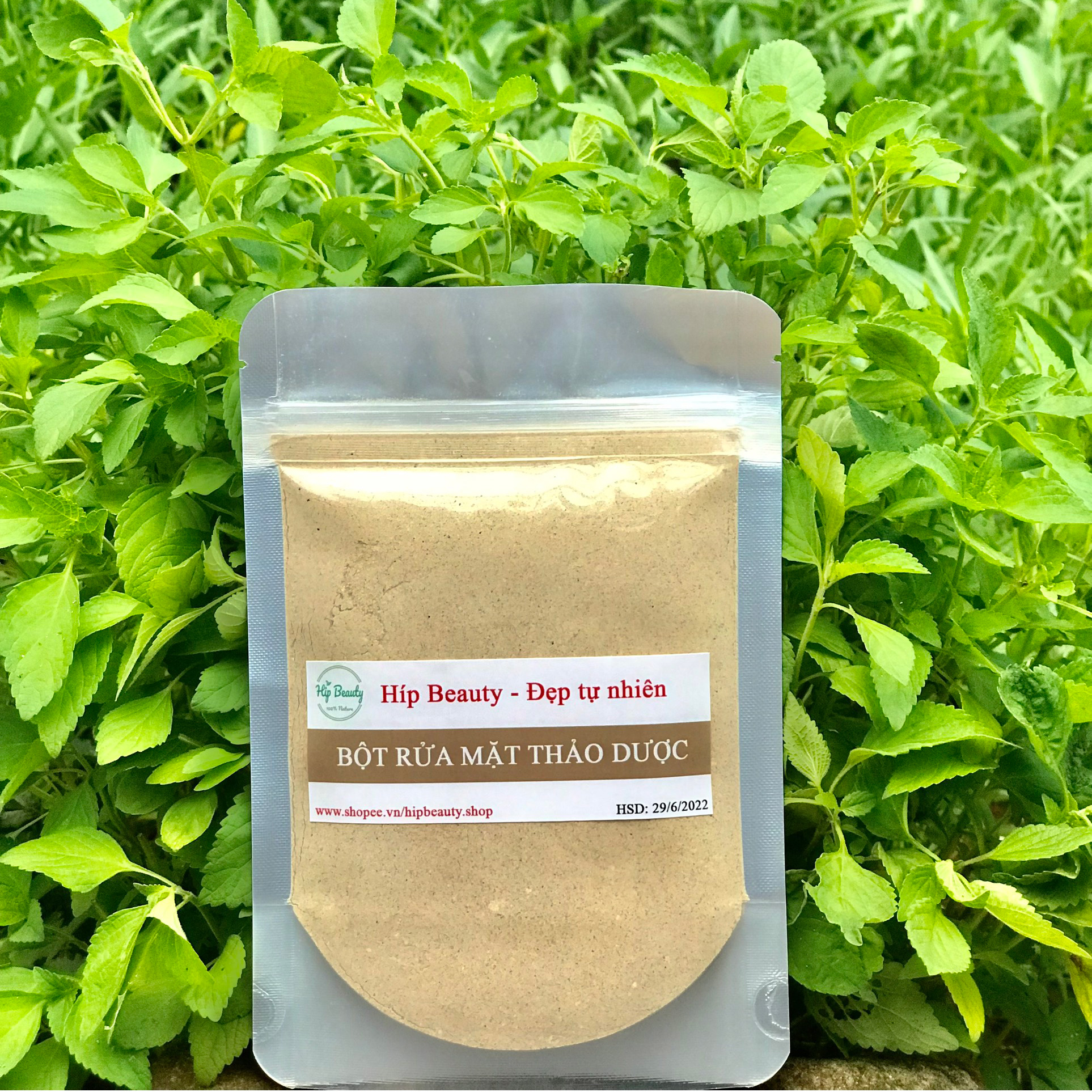 Bột rửa mặt thảo dược organic 100GR