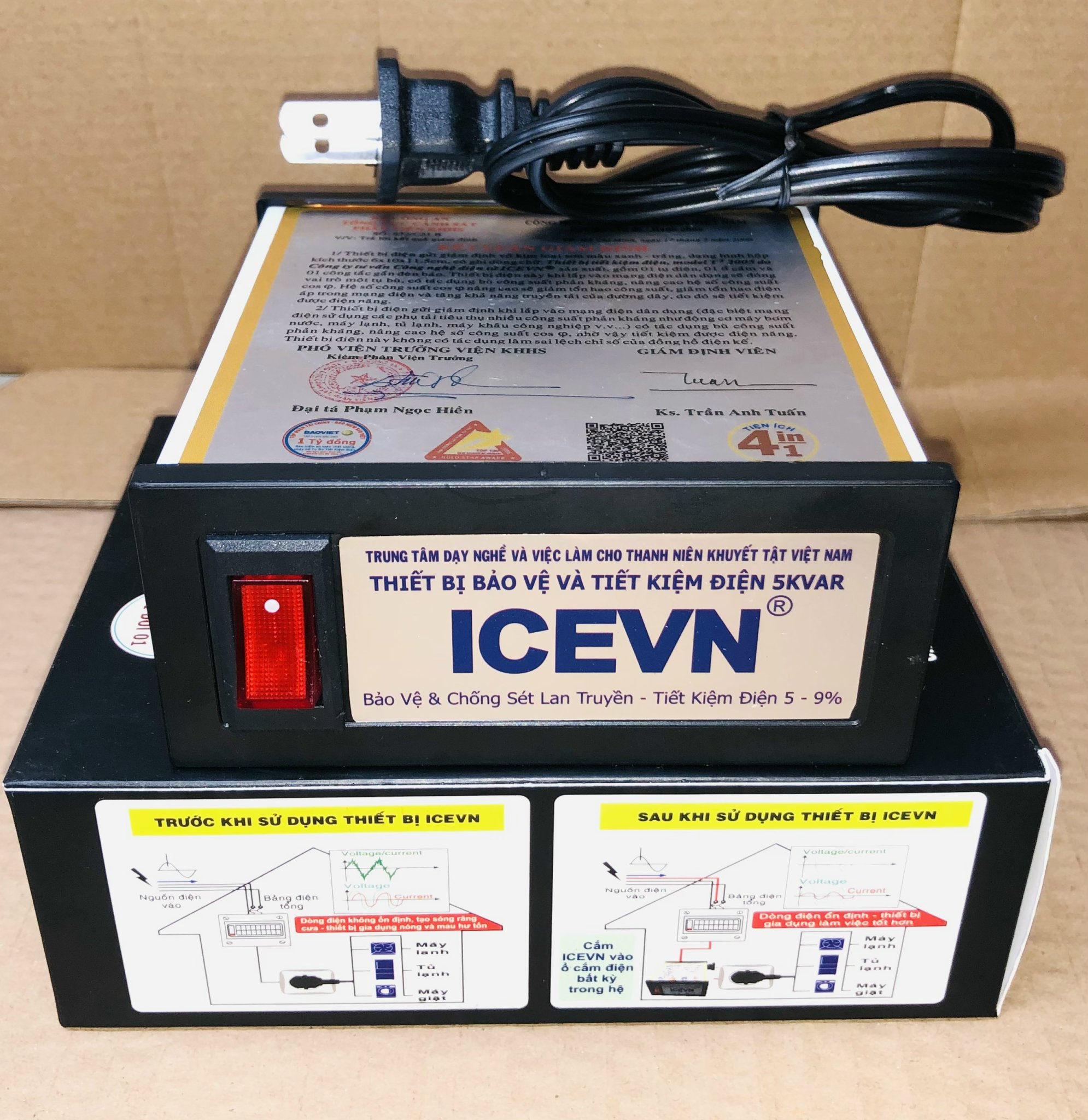 THIẾT BỊ BẢO VỆ VÀ TIẾT KIỆM ĐIỆN ICEVN
