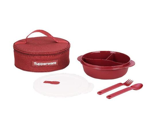 Bộ Hộp Cơm Chia Ngăn Tupperware Crystalwave Lunch Set (gồm túi xách, hộp cơm, muỗng nĩa)