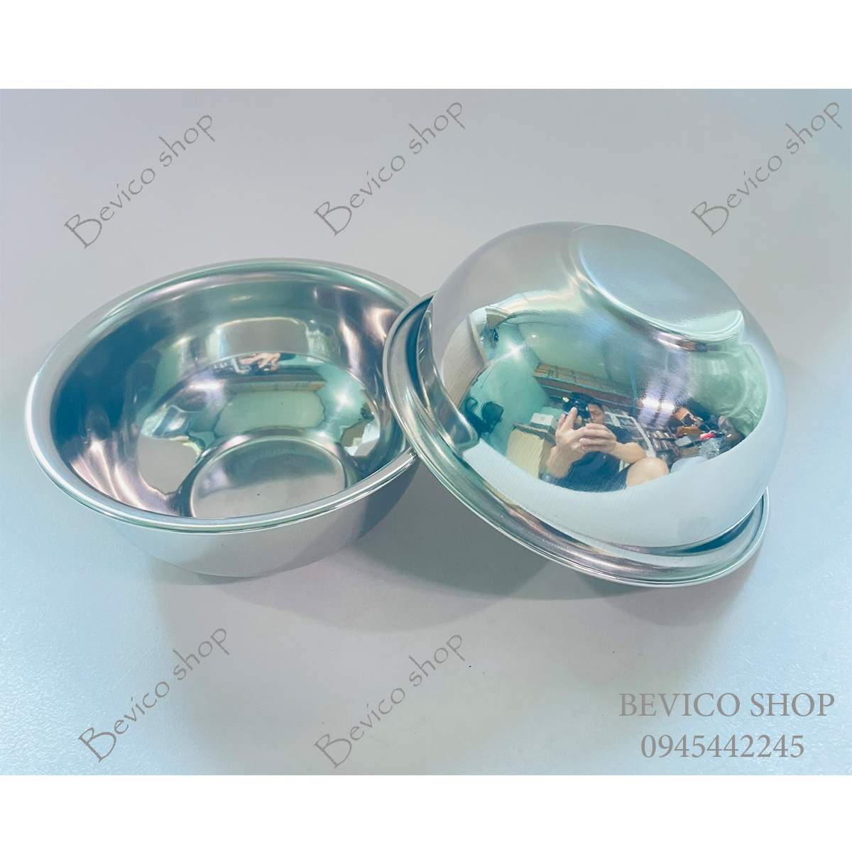 Combo 5-10 chén inox không hít (3 size) | đựng cơm, canh, nước chấm...
