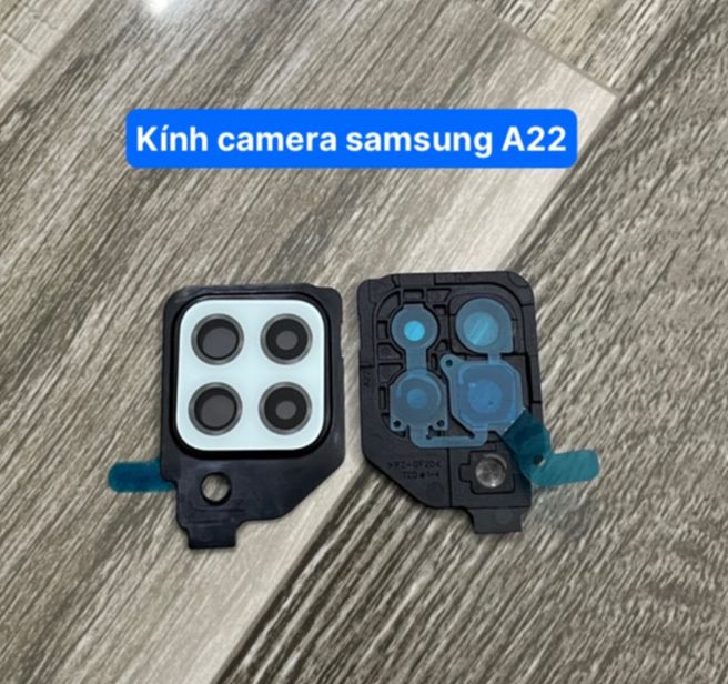 bộ kính camera samsung A22 (kính liền vành)