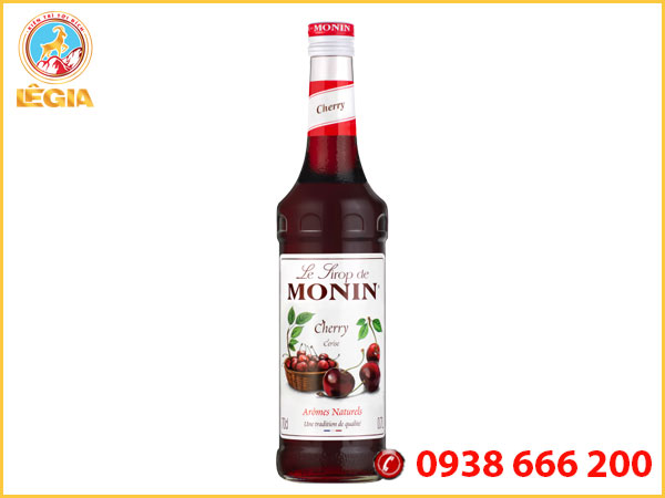 Siro monin anh đào 700ml - monin cherry syrup