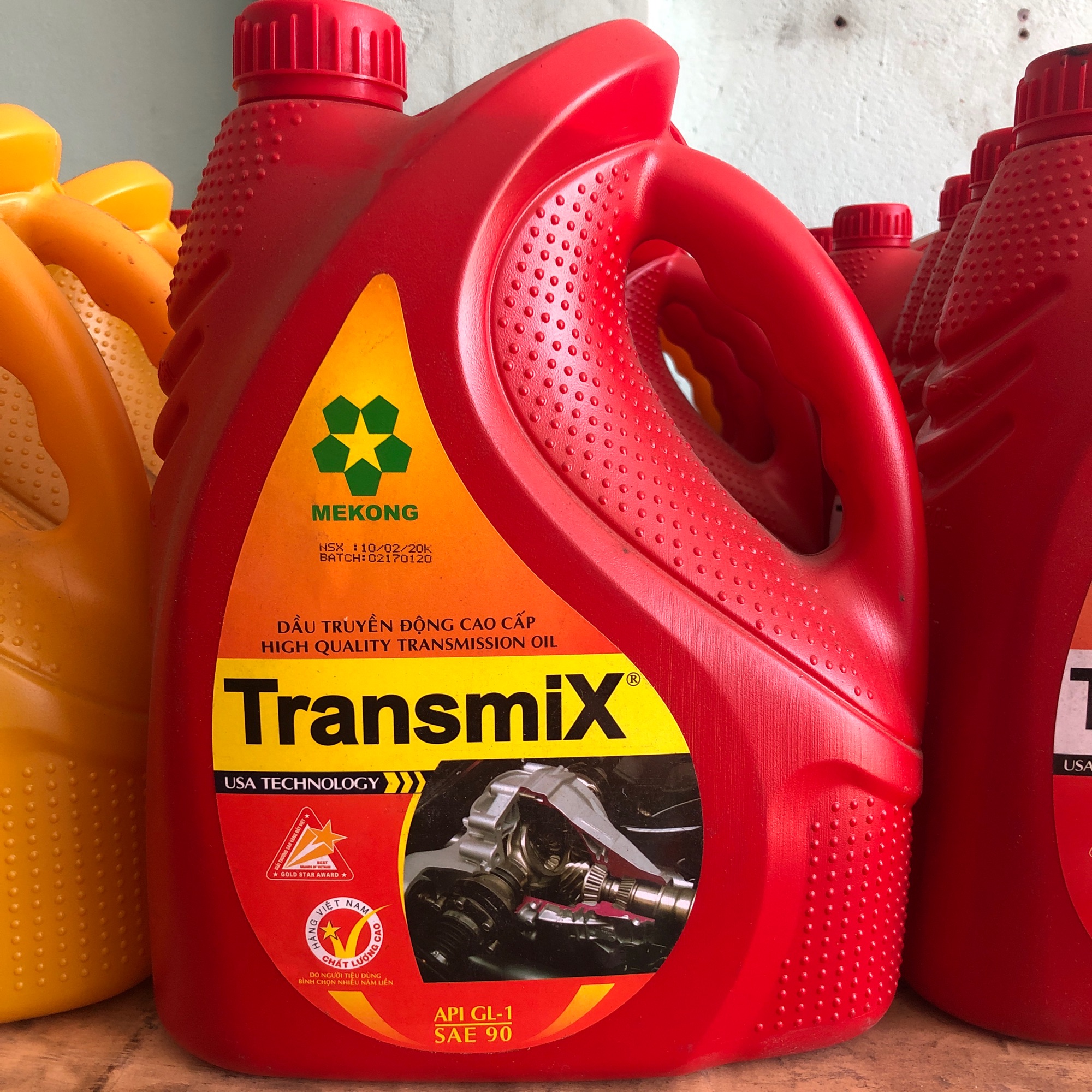 Nhớt hộp số Mekong TransmiX API Gl SAE 90 4L