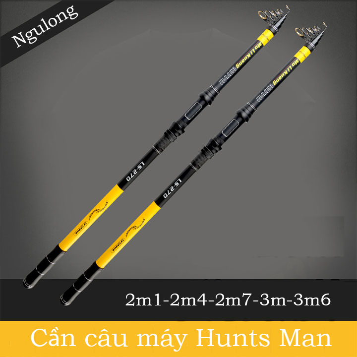 Cần câu cá- Cần câu máy Hunst Man - lw human