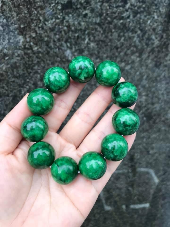 VÒNG TAY NGỌC SƠN THỦY 20LY