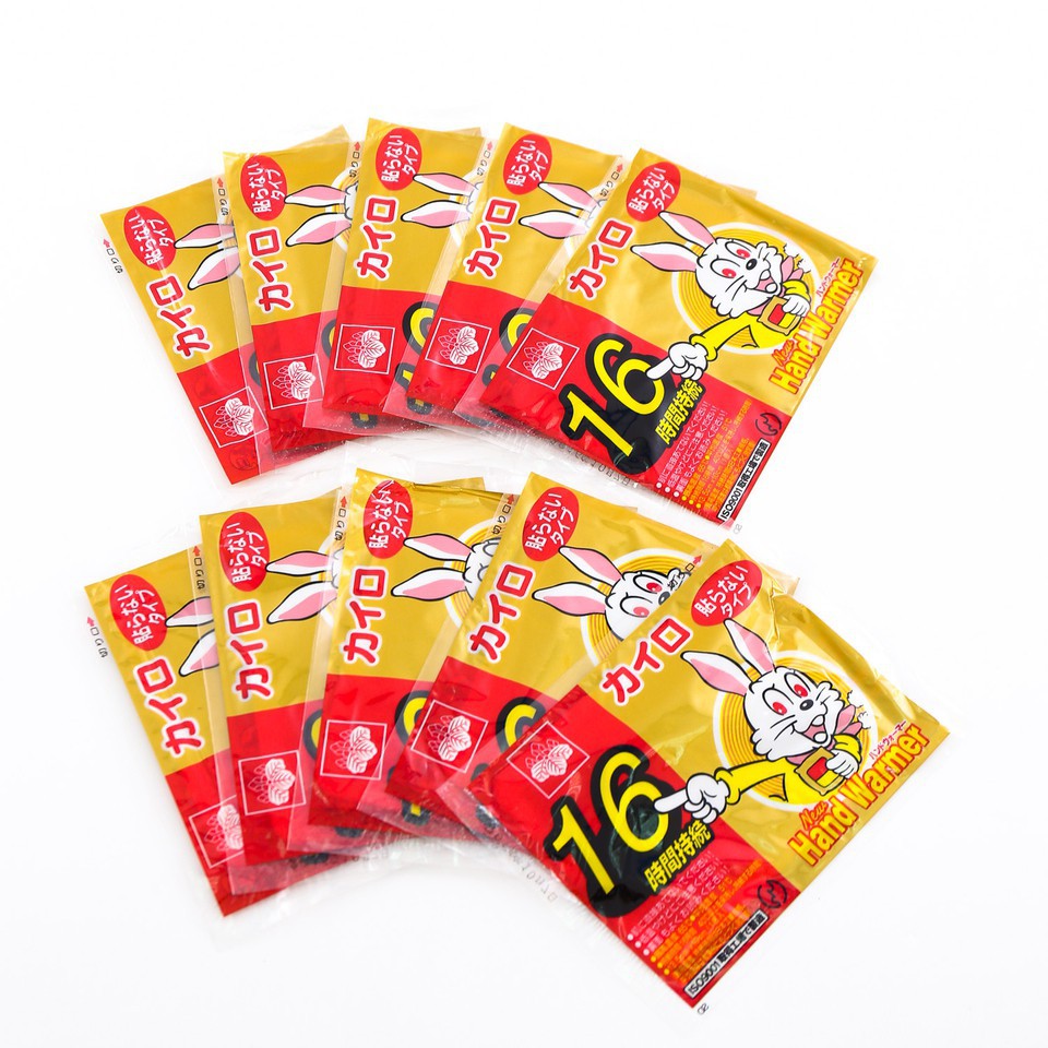 [Loại 16h] Combo 10 miếng dán giữ nhiệt cho cơ thể Kairo