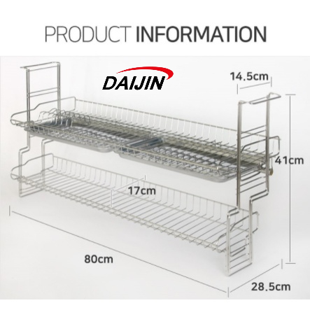 Kệ Chén Bát WIDE 2 Tầng HiVE Cao Cấp