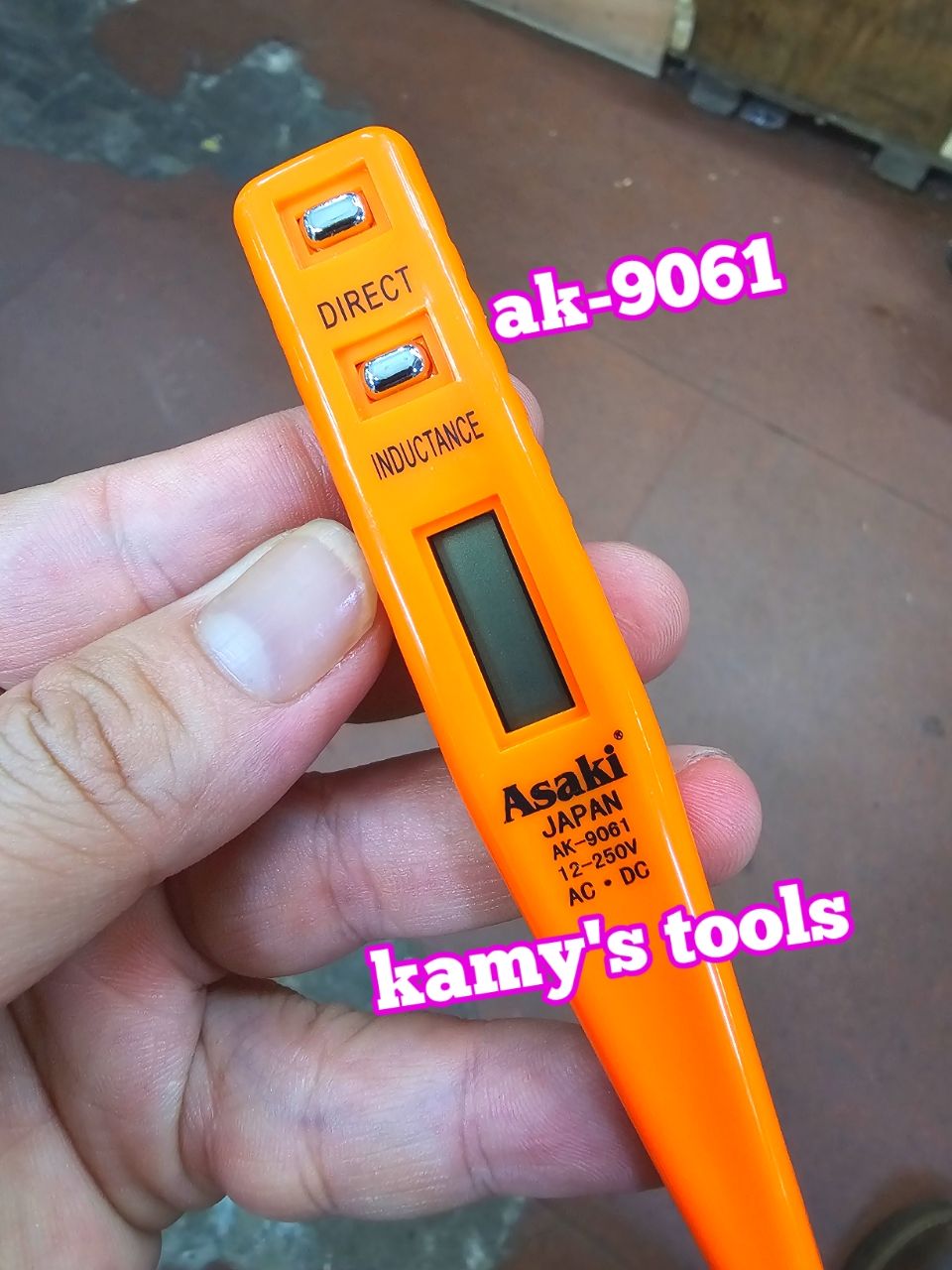 Bút Thử Điện Có Đồng Hồ Asaki Ak-9061