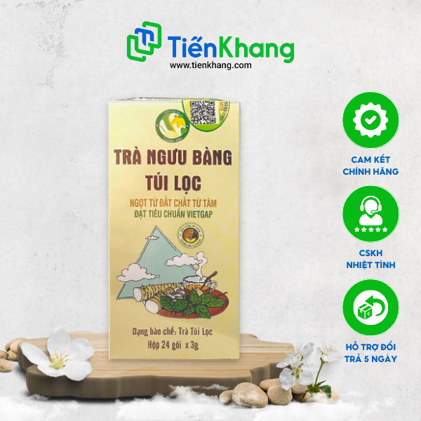Trà Ngưu Bàng Túi Lọc - Hộp (72gram/24 gói)