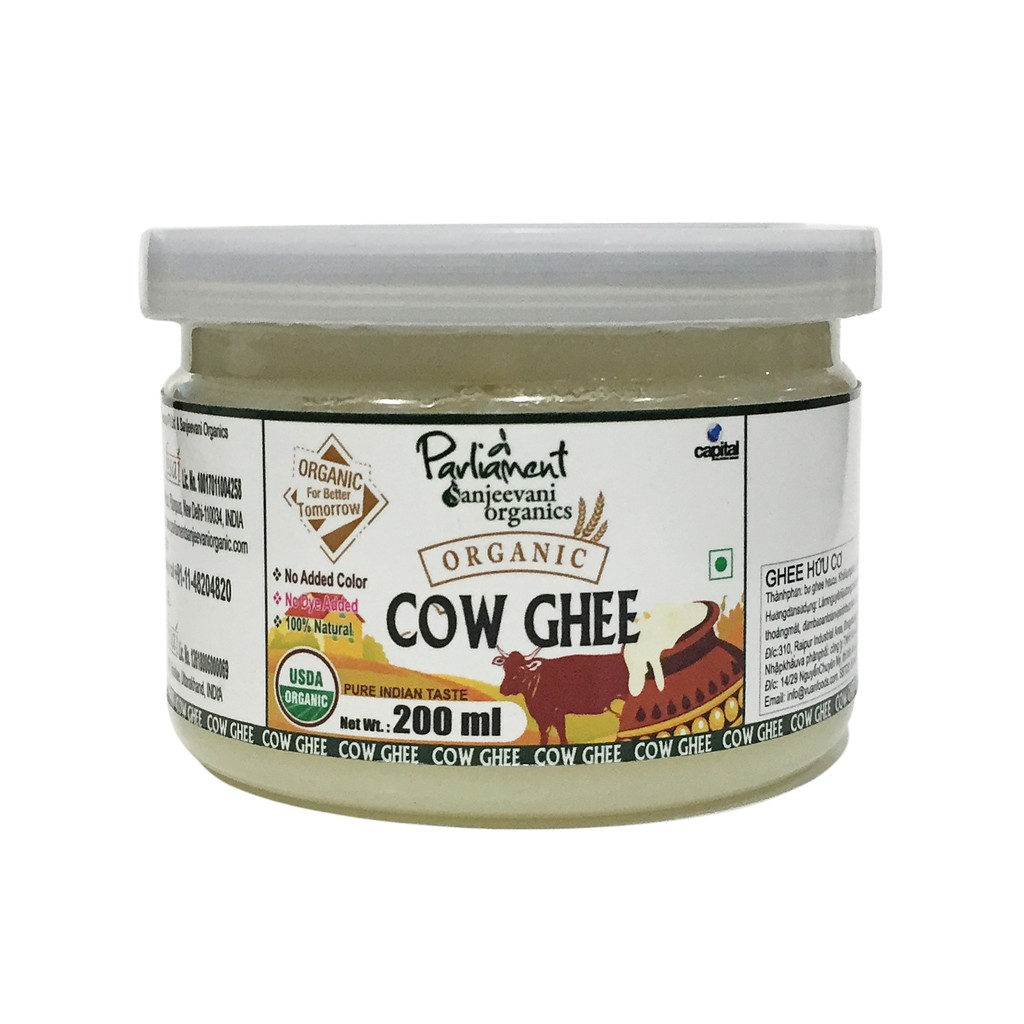 Bơ Ghee hữu cơ Ấn Độ - 500ml