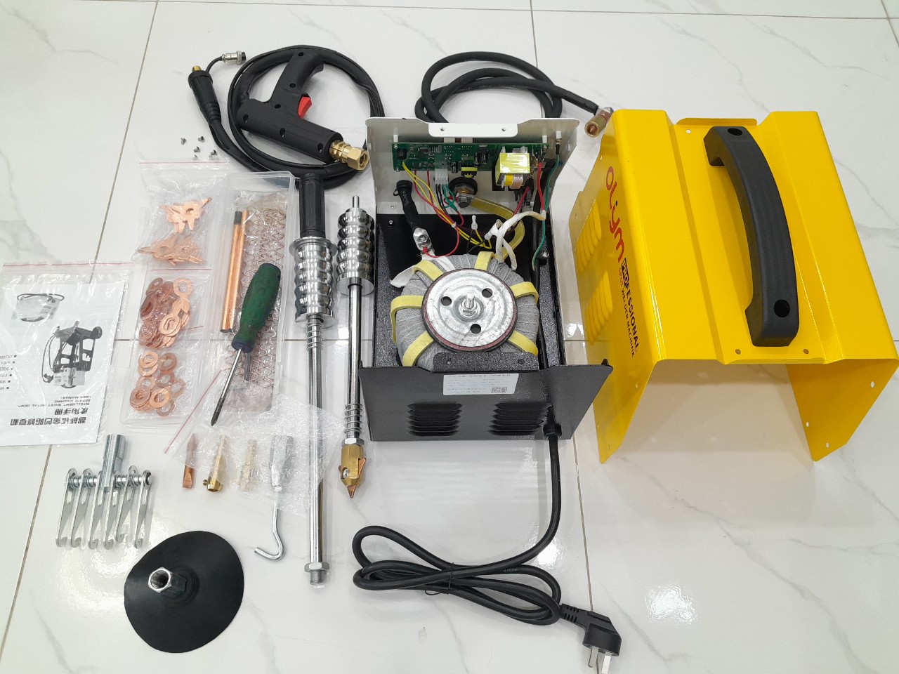 Máy hàn giật tôn xách tay Olym M90E