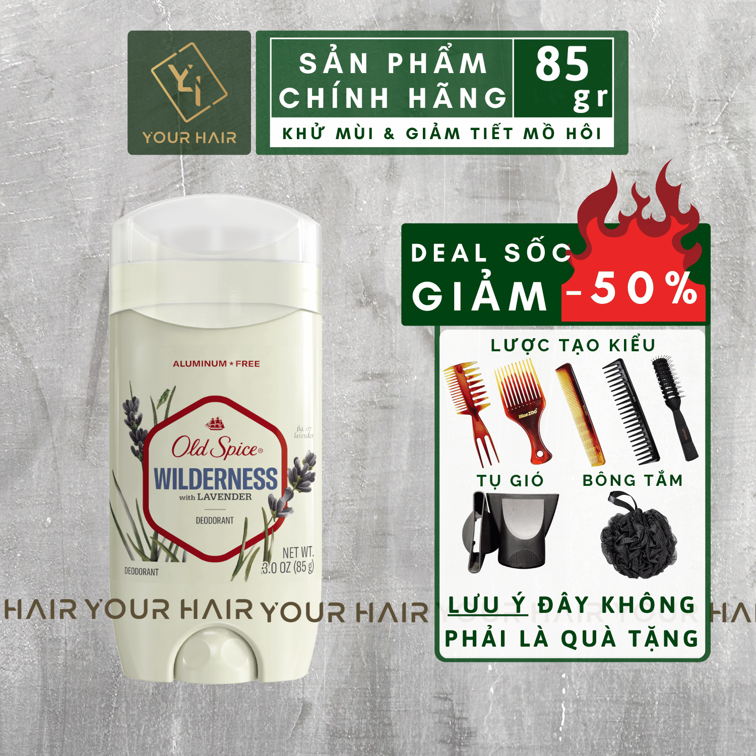 Lăn khử mùi Old Spice Stick Deodorant Oasis - 85gr