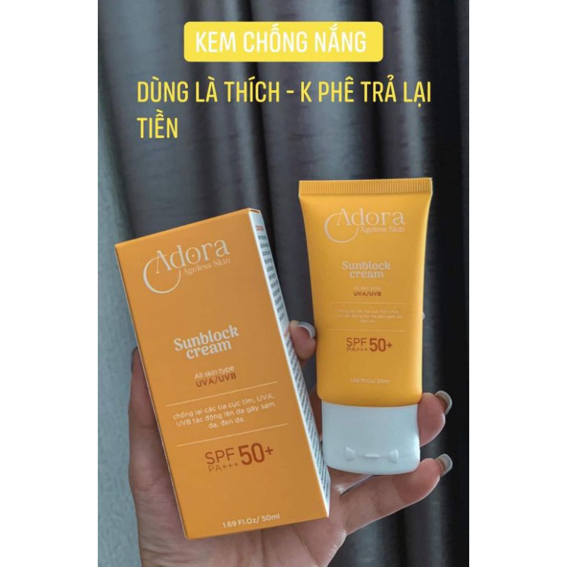 Kem chống nắng- Sunblock cream Adora