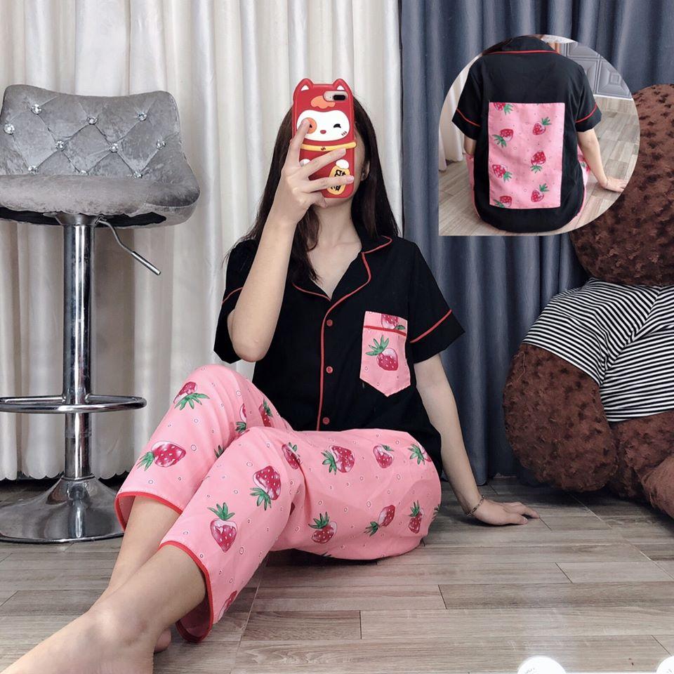 [HCM]Đồ Bộ Pijama Kate Thái loại 1 Túi Phối