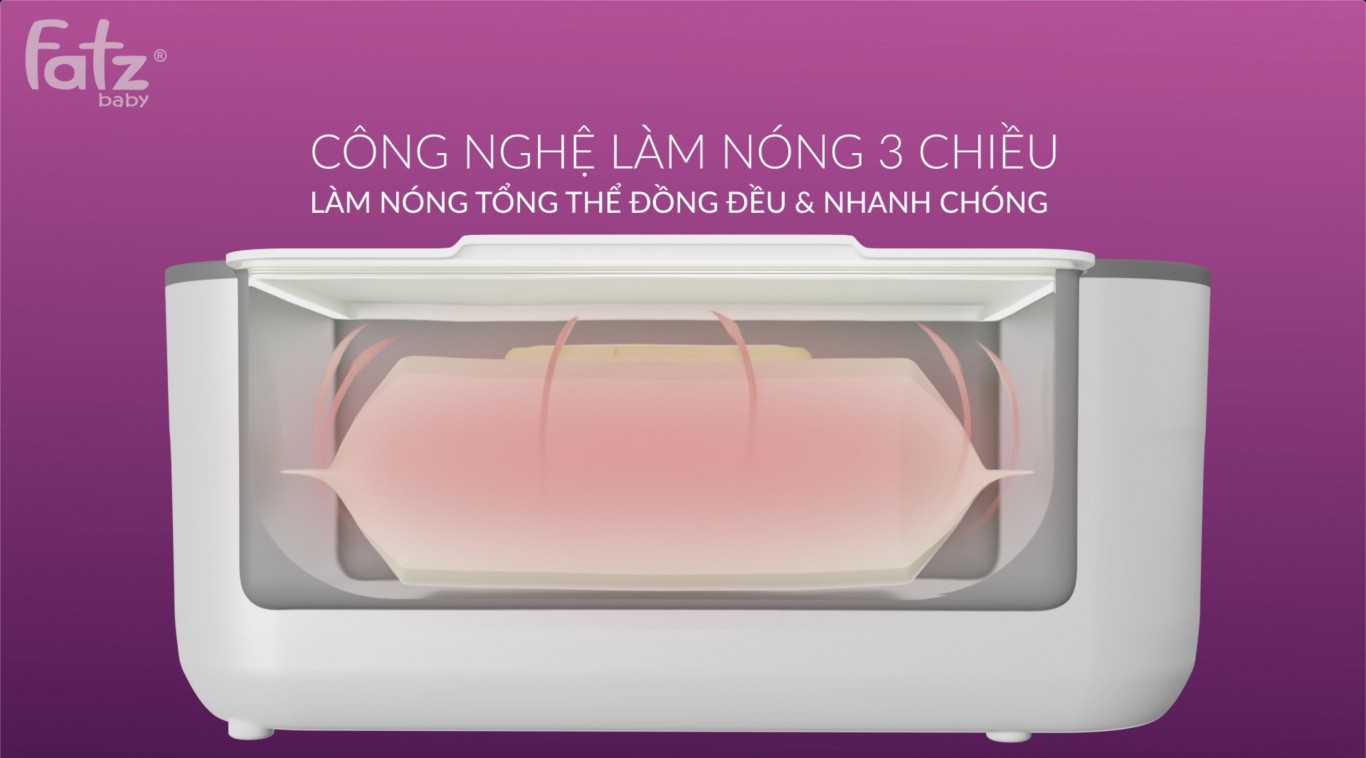 [HCM]MÁY Ủ ẤM KHĂN GIẤY ƯỚT FATZBABY - WARM 1 - FB7200MX