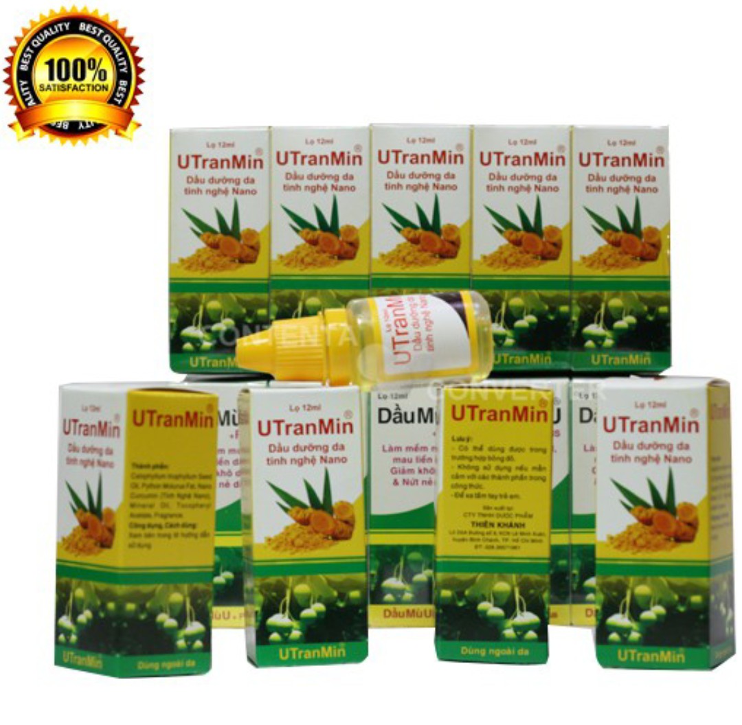Dầu Mù U Tinh Nghệ Nano Utranmin 12ml