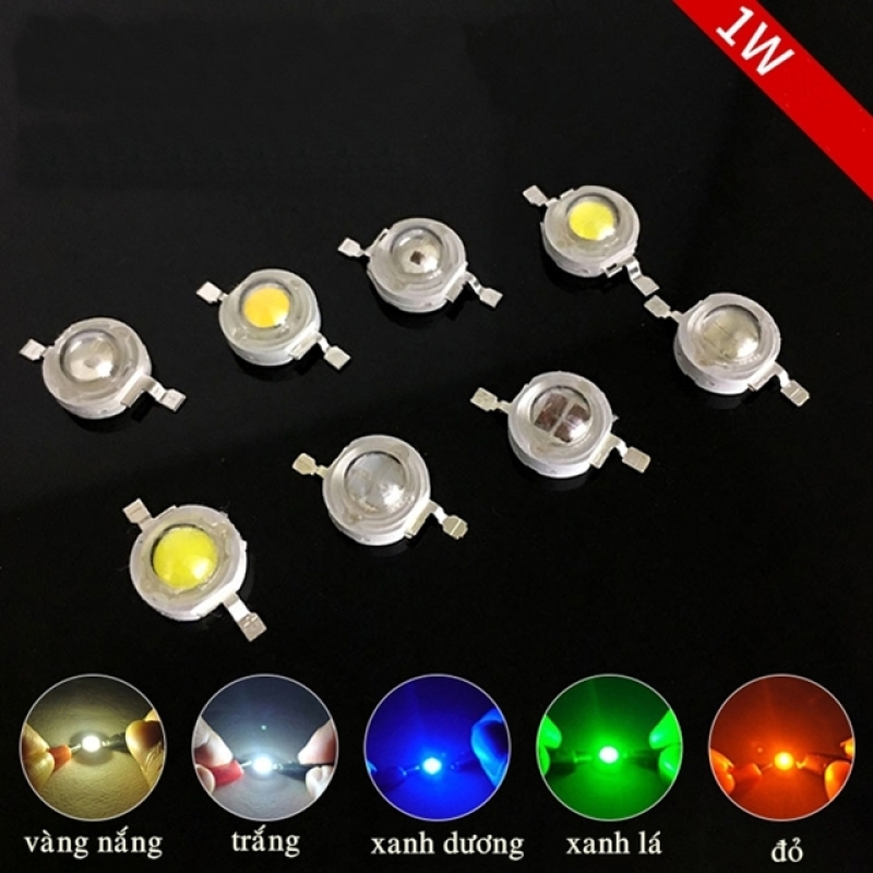 Chip led Luxeon 1W nhập khẩu độ bền cao (1 túi chip led 1W = 10 cái)