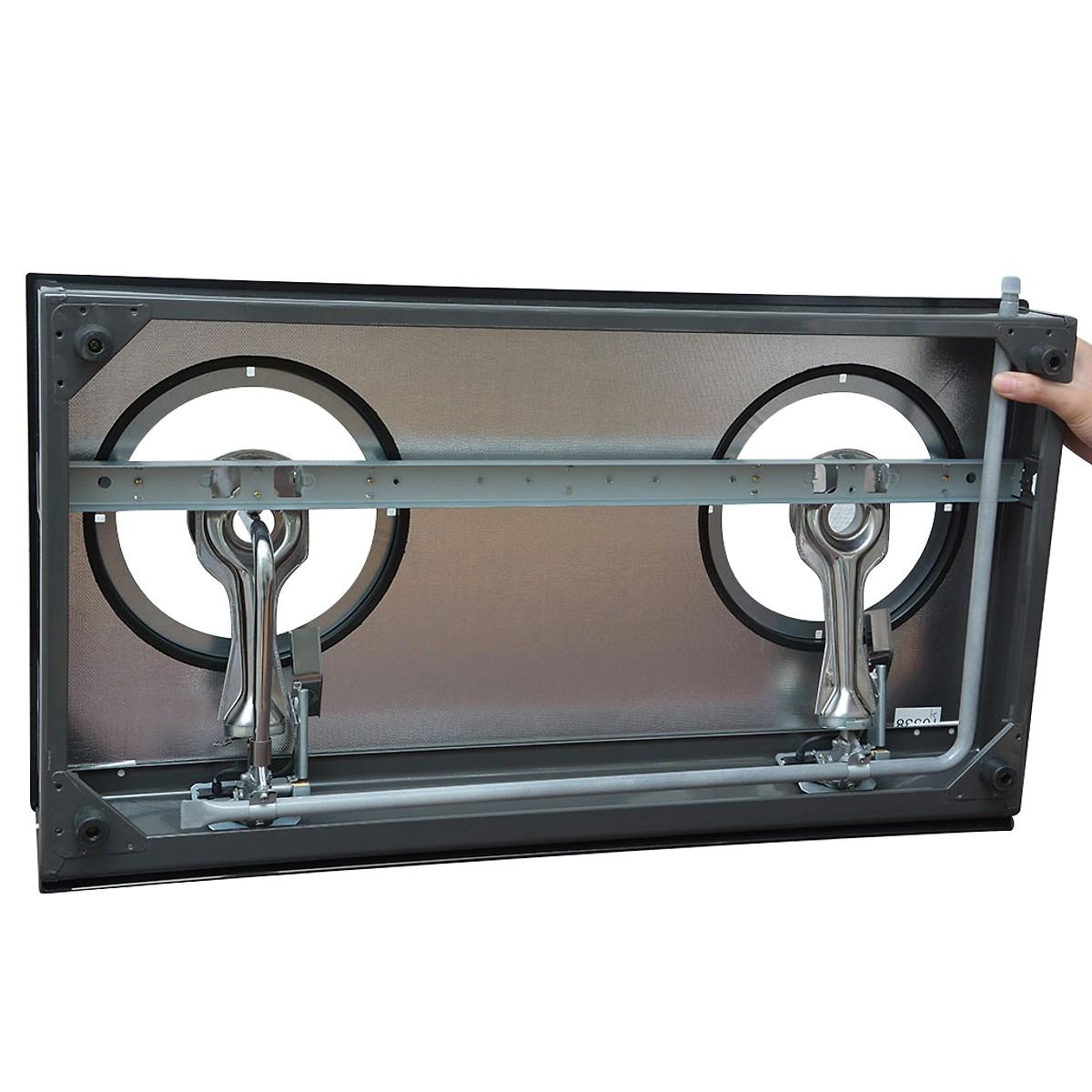 [HCM]Bếp gas đôi Rinnai RV-6Double Glass(SP) (Đen)