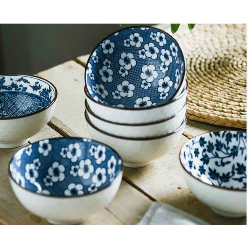BỘ 6 BÁT CƠM MEN LAM CỰC SỊN
