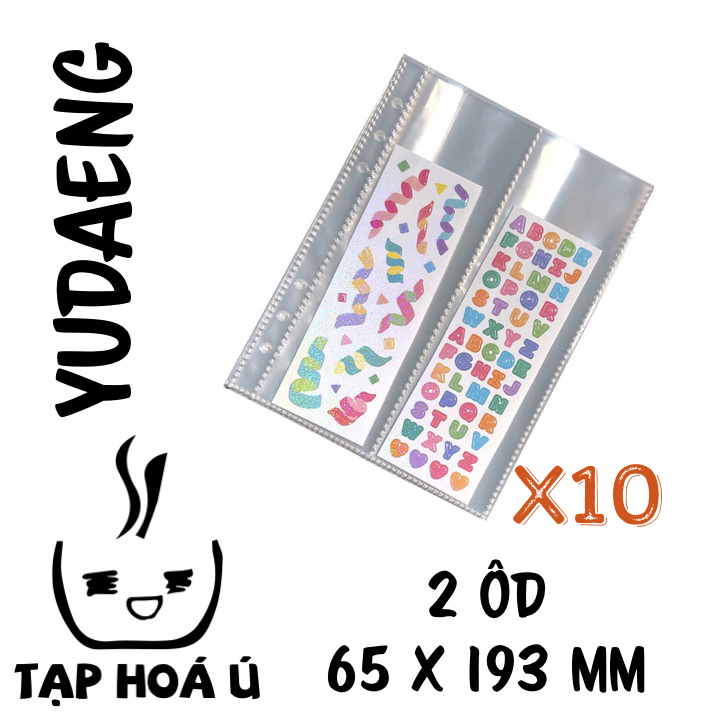 SHEET REFILL BINDER A5 - 6 RING - YUDAENG (SET 10 SHEETS)