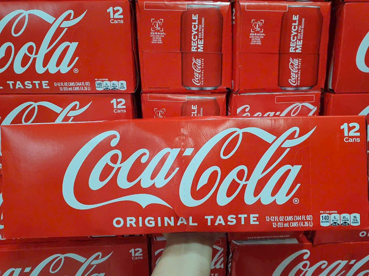 [Mỗi Đơn Chỉ Nhận 1 Thùng/12 Lon] Nước Ngọt Coca Cola Các Vị 355ml US (12 Cans) (Product From USA)