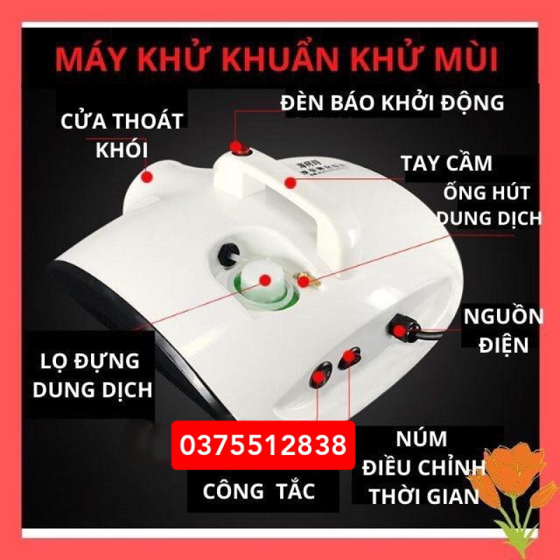 Set 10 lọ tinh dầu dùng cho Máy Khử Mùi - Khử Trùng - Khử Khuẩn Công Nghệ Nano.