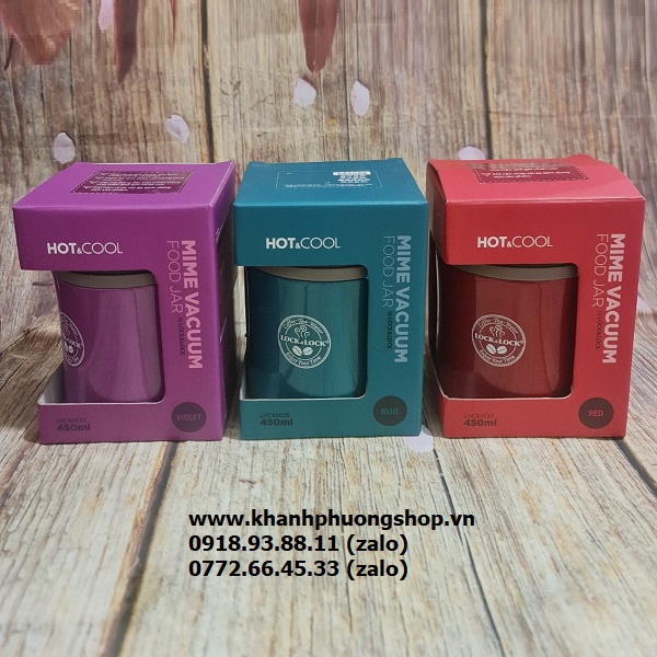 ủ cháo giữ nhiệt lock&lock 450ml - ủ cháo giữ nhiệt lock&lock