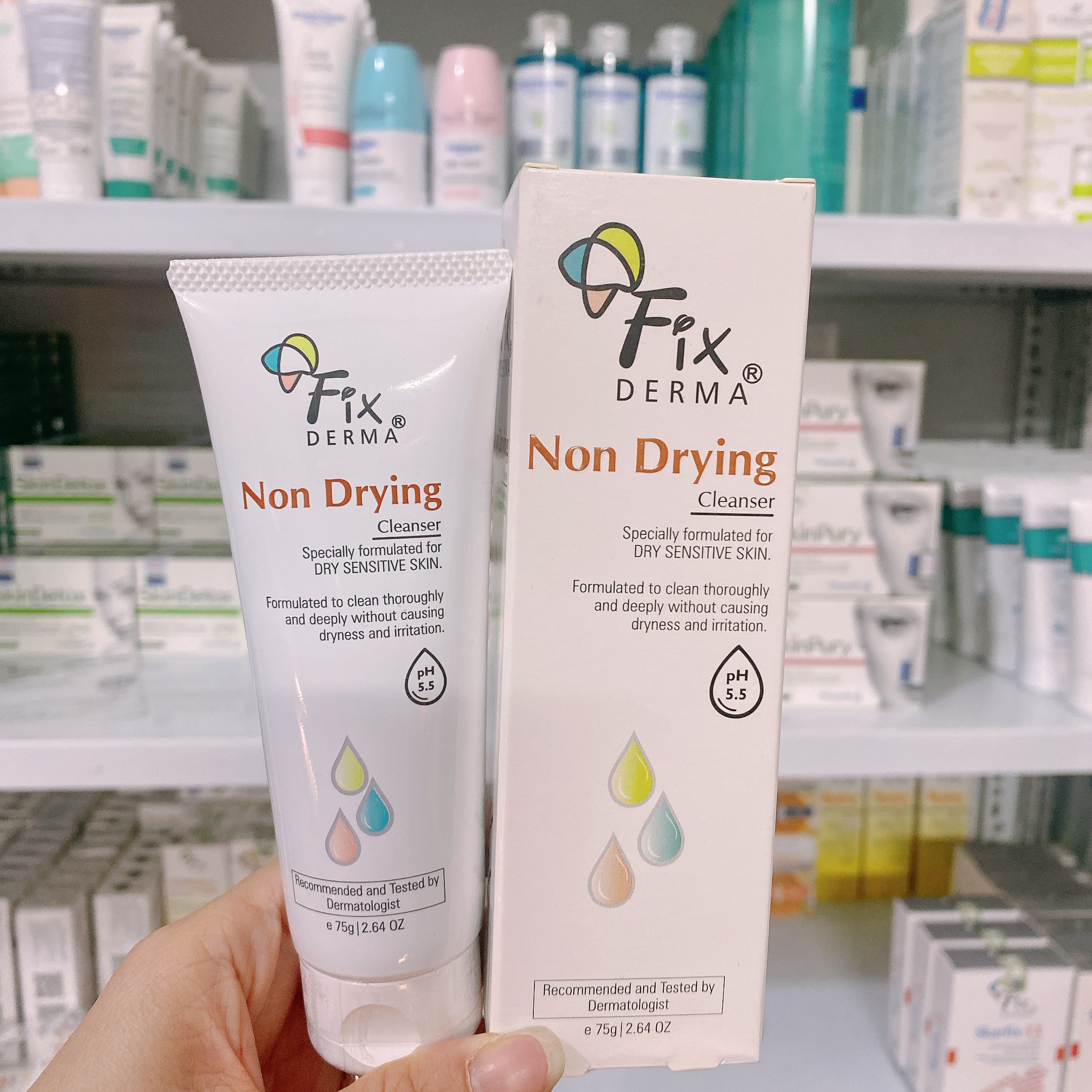 Sữa Rửa Mặt Cho Da Nhạy Cảm Fixderma Non Drying Cleanser