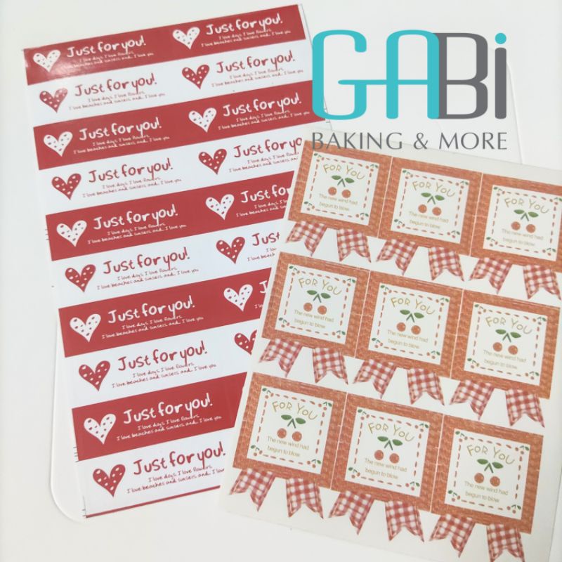 [Có sẵn] Sticker For you (bảng 9 tem và 20 tem)
