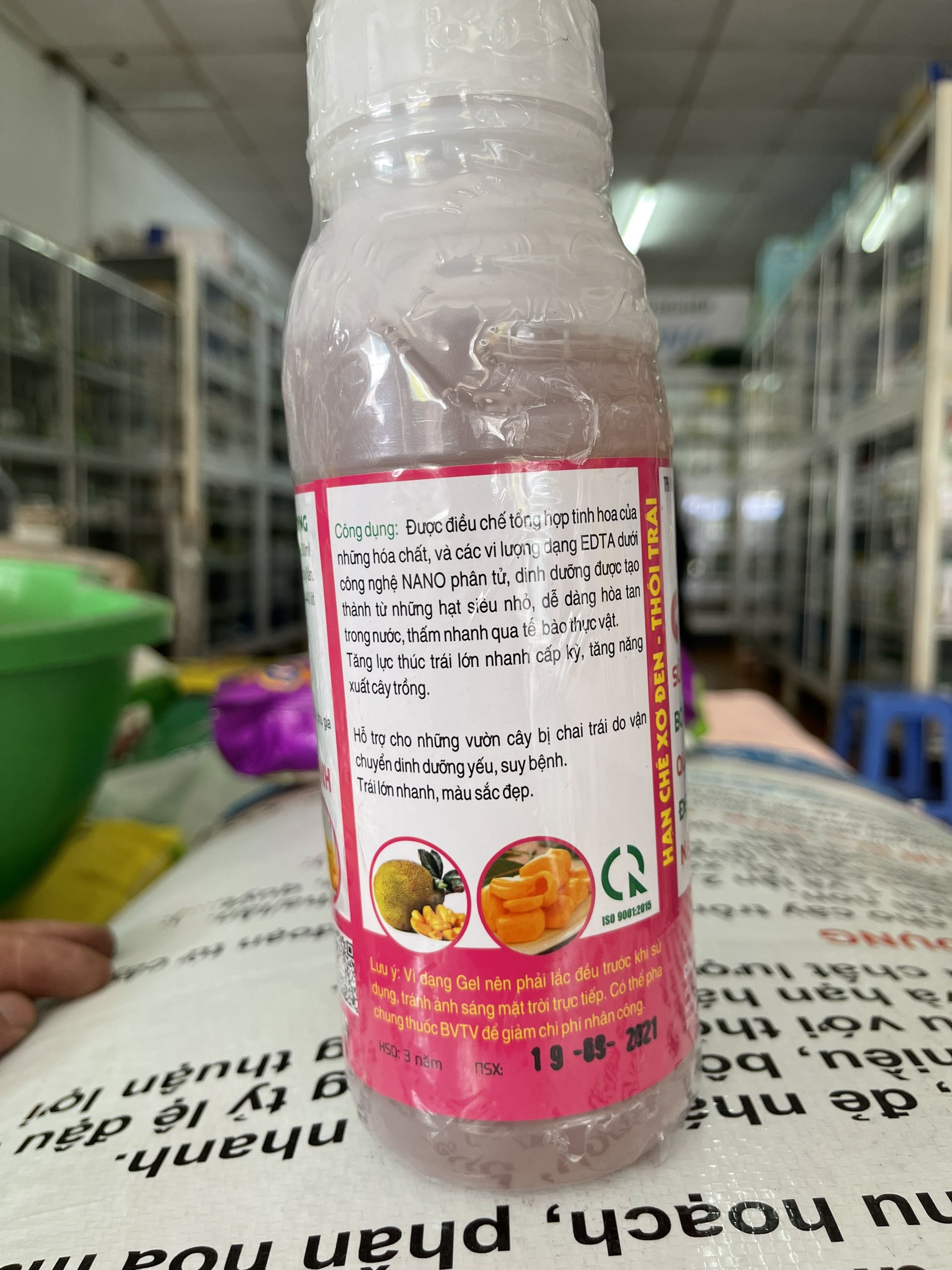 Phân Bón Lá GEL LỚN MÍT (BIOJAPAN QUẢ CẦU LỬA) 500ml