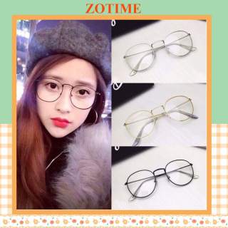 Mắt kính ngố tròn Zotime kính teen thời trang cao cấp KM01 thumbnail