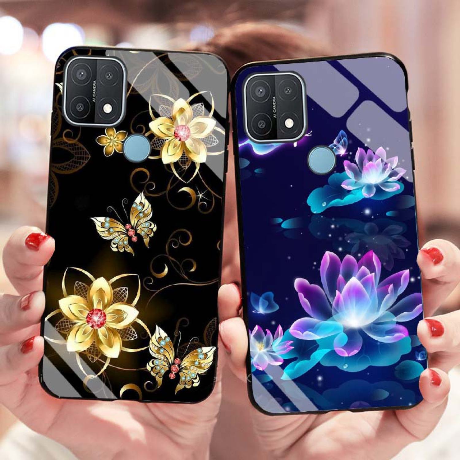Ốp Oppo A15, A15s Lưng Kính Cường Lực Mới ƞhất
