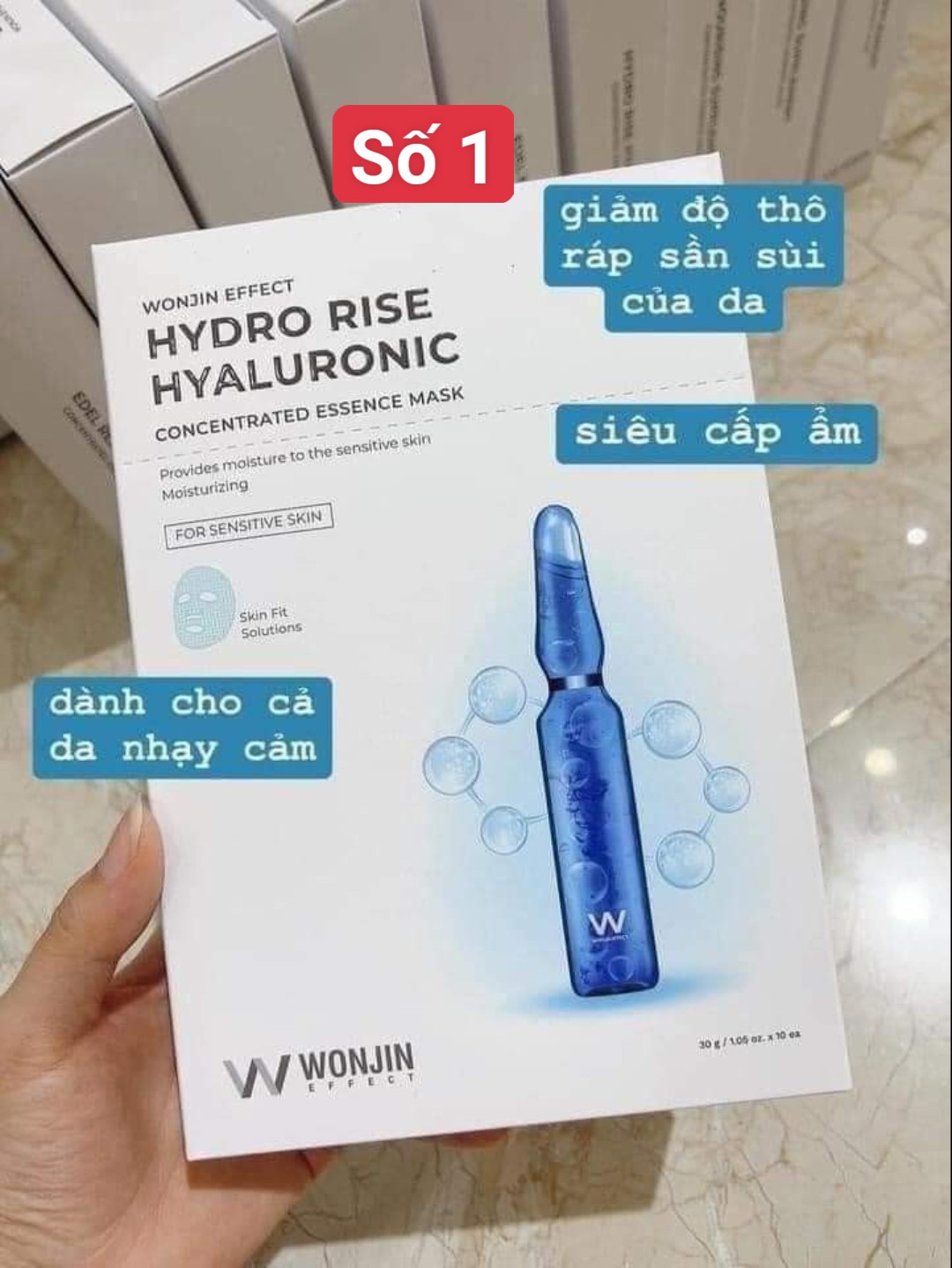 Mặt nạ Wonjin Hàn Quốc các loại hộp 10 miếng