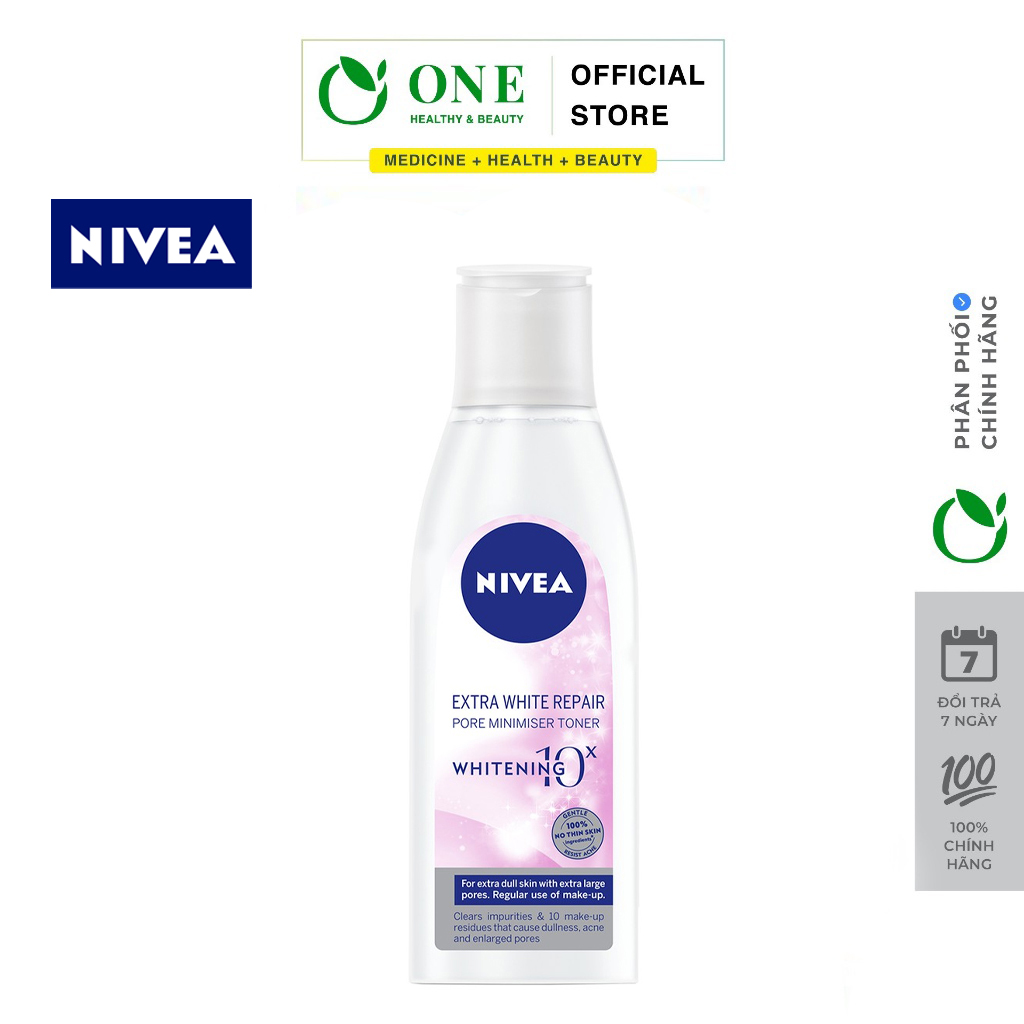 Nước hoa hồng nivea dưỡng sáng da, hỗ trợ se khít lỗ chân lông 200ml