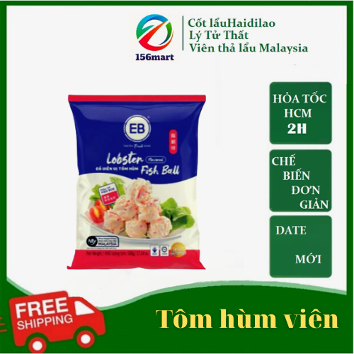 Tôm hùm viên eb - viên tôm hùm thả lẩu