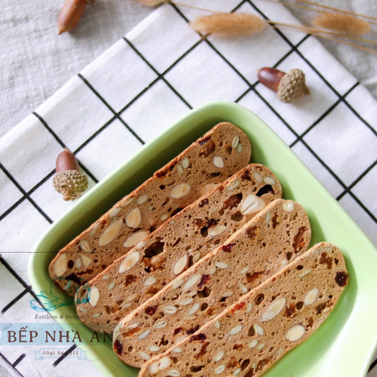 Biscotti (hoàn toàn từ bột mì nguyên cám), - Vị truyền thống