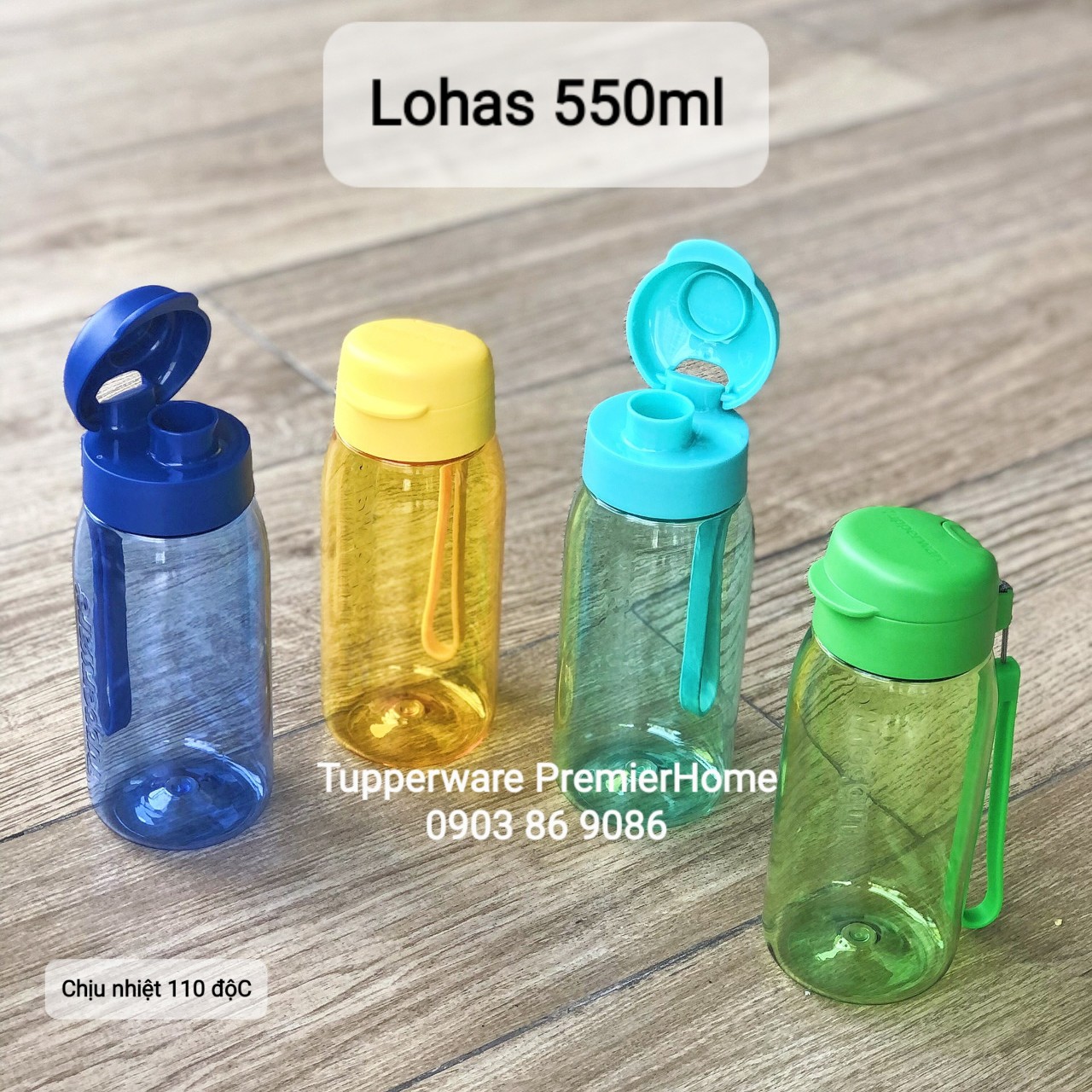 Bình nước Tupperware Lohas Flask 550ml màu mới giá/bình