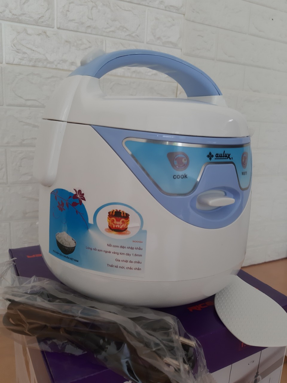[NHỎ+ XINH] NỒI CƠM ĐIỆN CAO CẤP AULUX 1 LÍT LS-10M8- Nồi cơm Mini