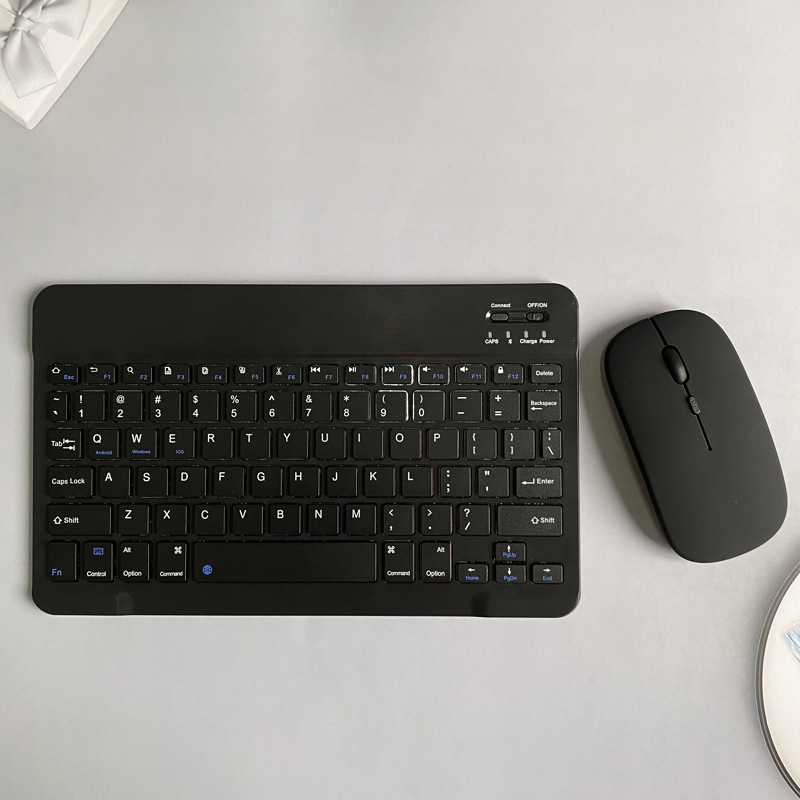 Bàn phím không dây Bluetooth phổ dụng - Dành cho Windows / MAC / Android / iOS / Di động / iPad Bàn phím mini màu im lặng Bàn phím iPad Chuột Bluetooth