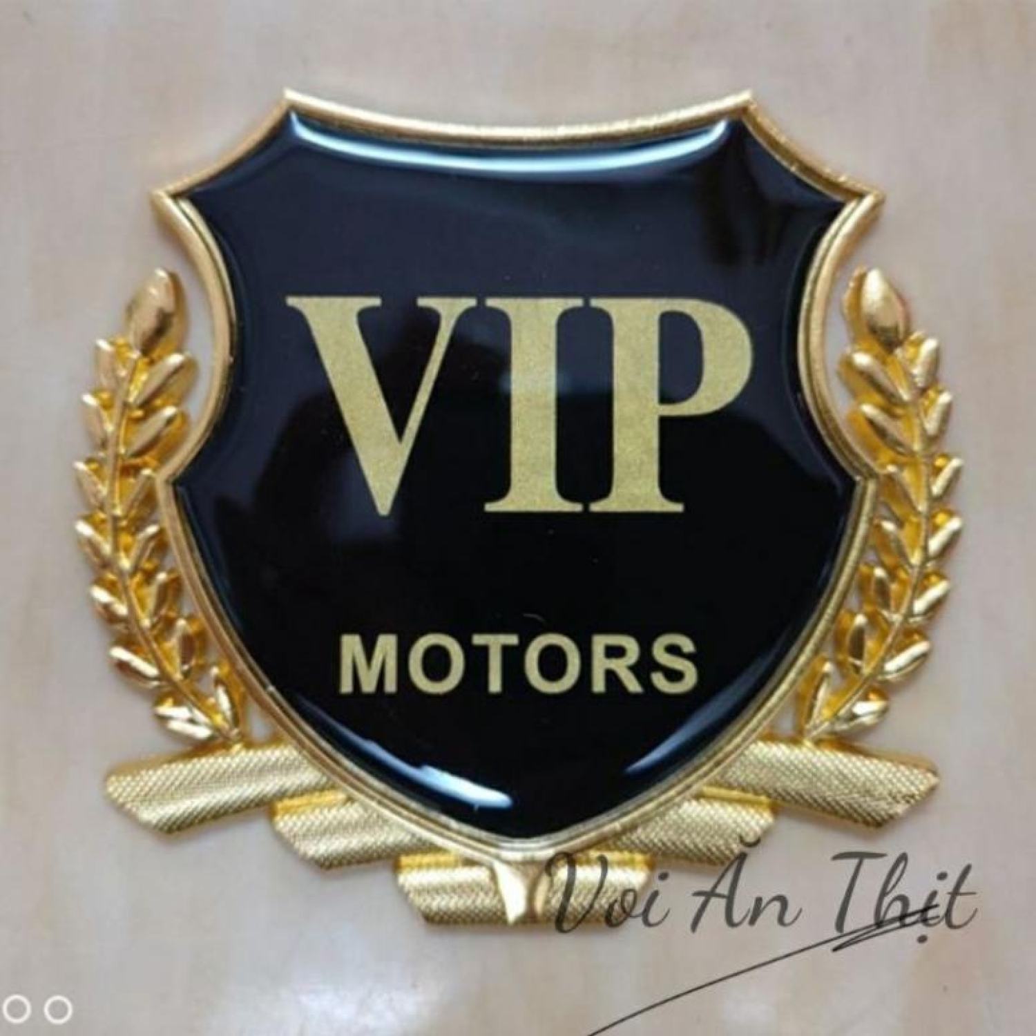 Logo bông lúa dán trang trí ô tô, xe máy