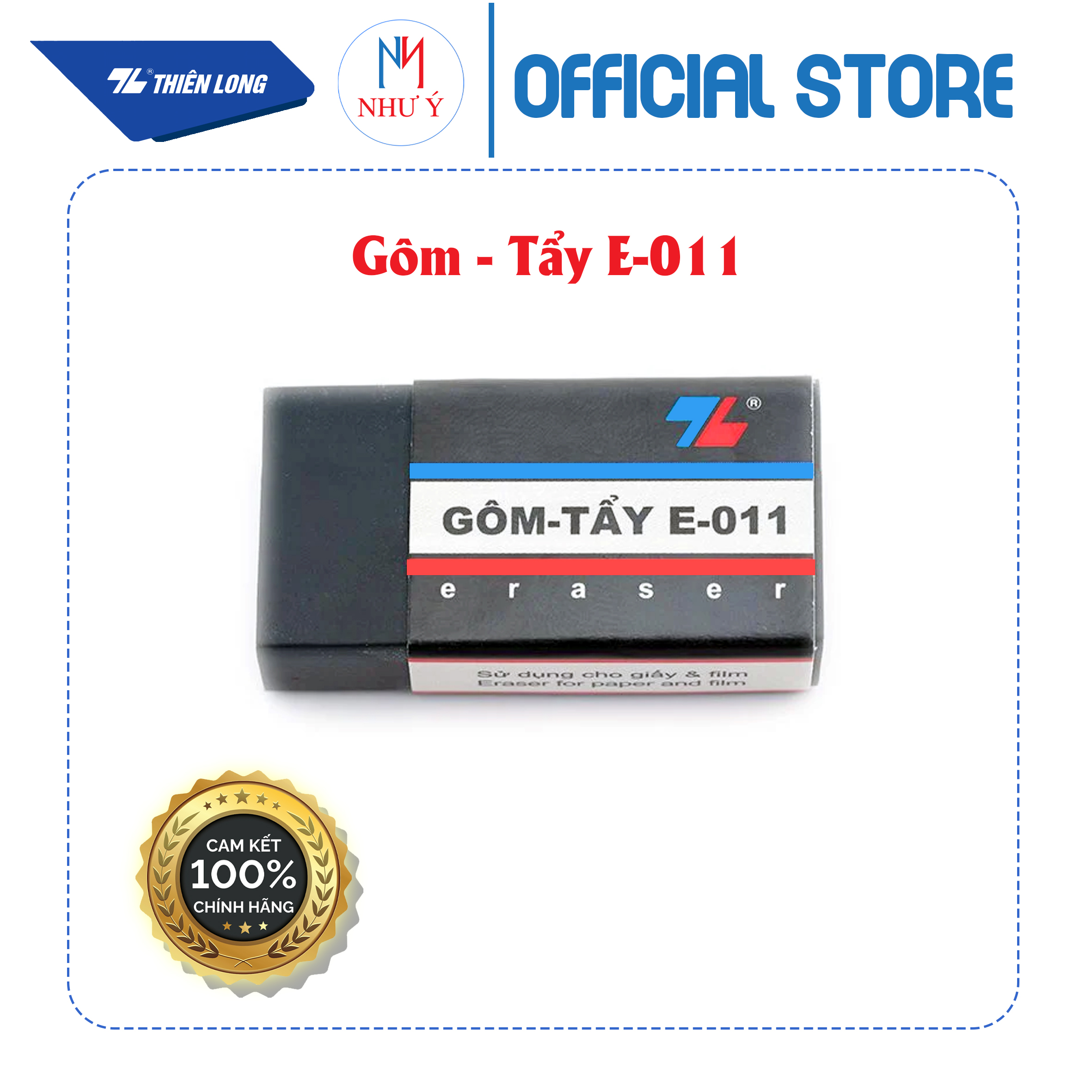 Gôm tẩy TL E-011 đen