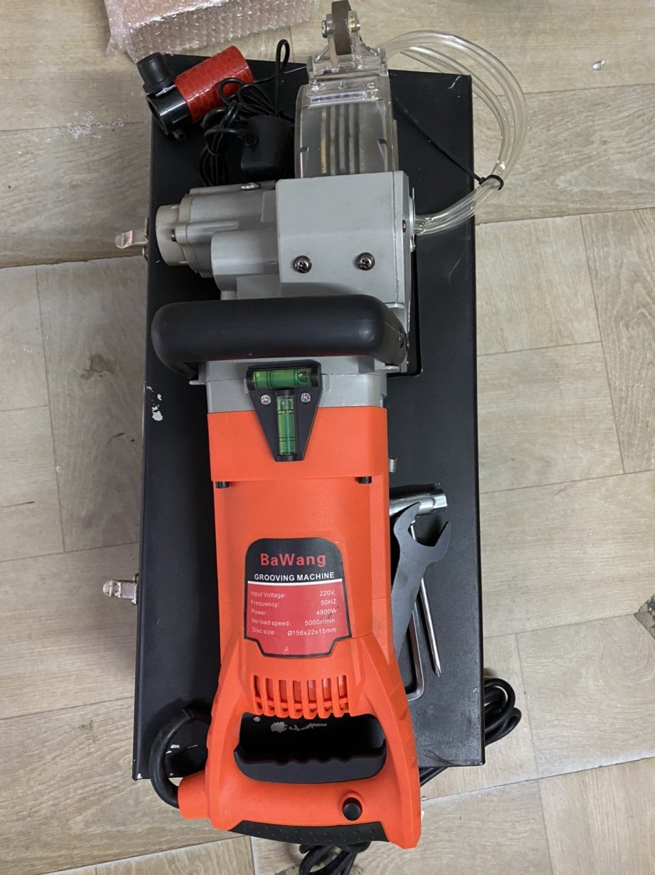 Máy cắt rãnh tường 5 lưỡi bawang nội địa CW6121 - Tặng đầy đủ phụ kiện đi kèm