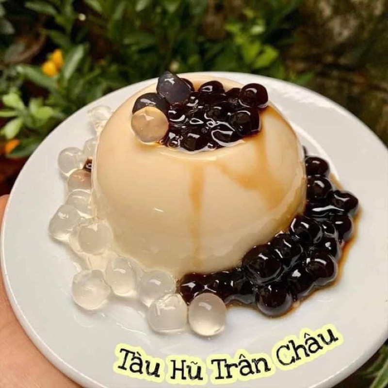 [SIÊU HOT SIÊU NGON] Set Tàu Hủ Trân Châu Đường Đen (SET 10 - 12 CHÉN)