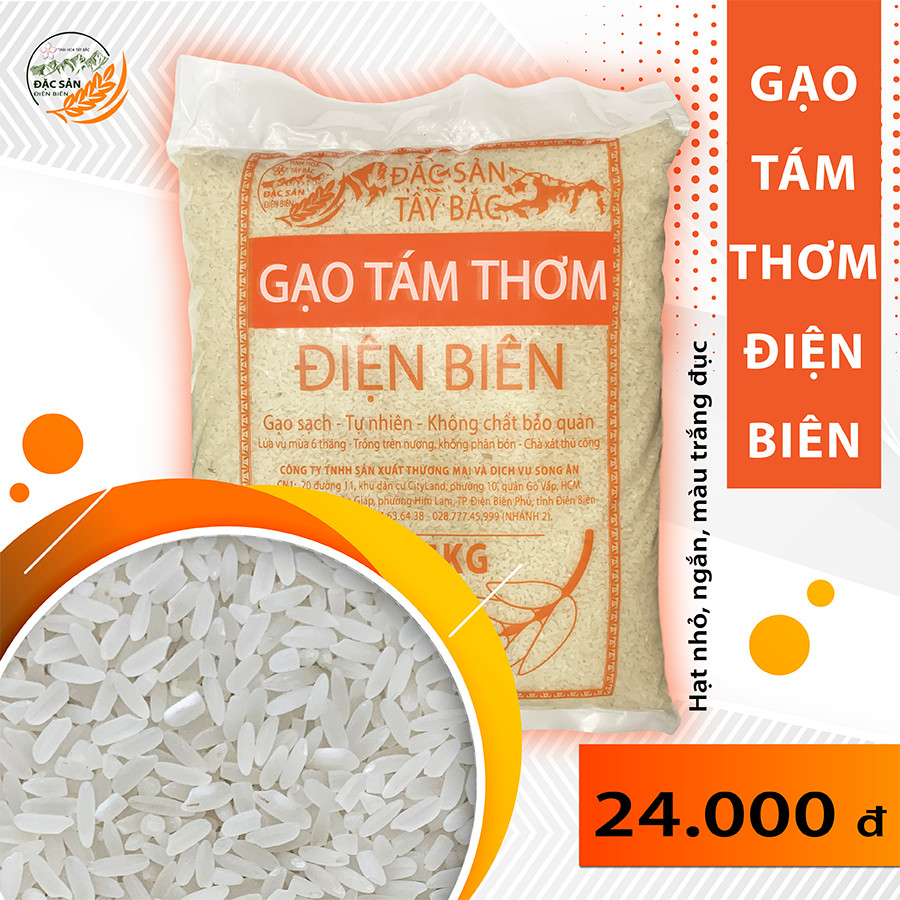 [HCM]Gạo Tám Thơm Điện Biên