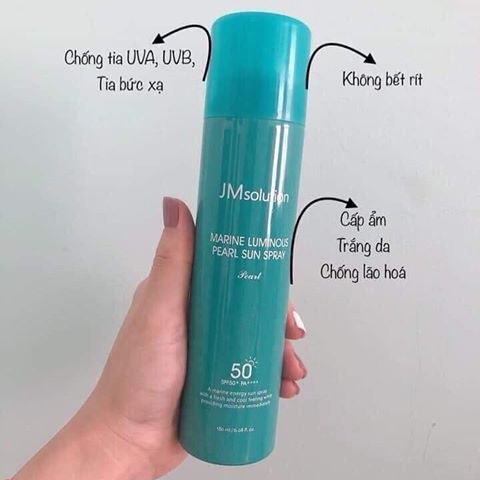 [HCM]XỊT CHỐNG NẮNG JM SOLUTION MARINE LUMINOUS SUN SPRAY