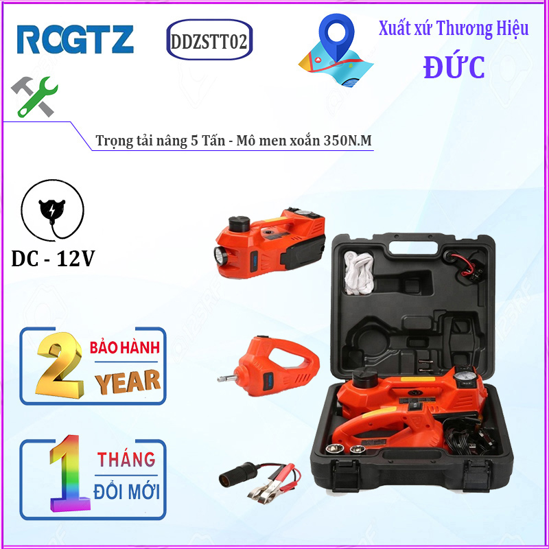 Bộ nâng kích gầm, bơm lốp, tháo ốc vít bánh xe ô tô đa năng 3 trong 1 cao cấp - Bảo hành 1 năm