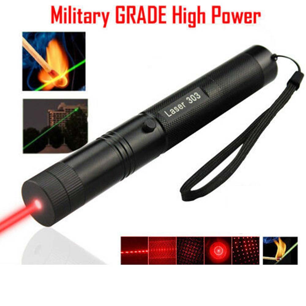 Single Flashlight Red Laser Lights Con trỏ laser màu đỏ mát mẻ Ánh sáng có thể nhìn thấy Con trỏ laser công suất cao Con trỏ Laser pen Gypsophila (No battery)