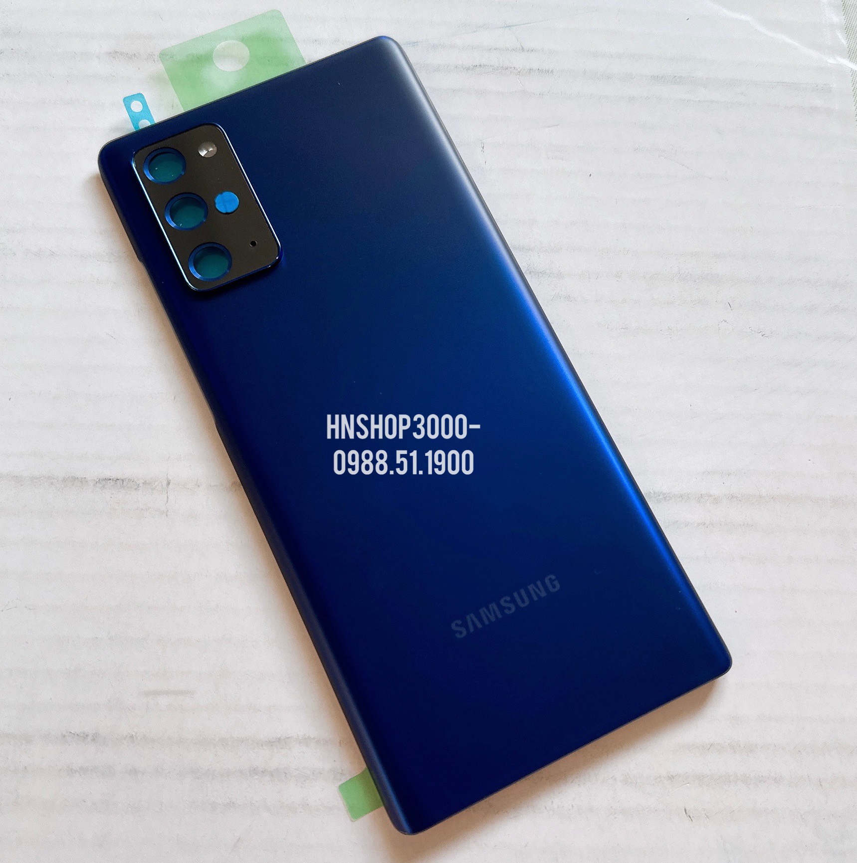 Nắp Lưng Samsung Note 20 Zin (có kính camera) - Vỏ lưng điện thoại Note20