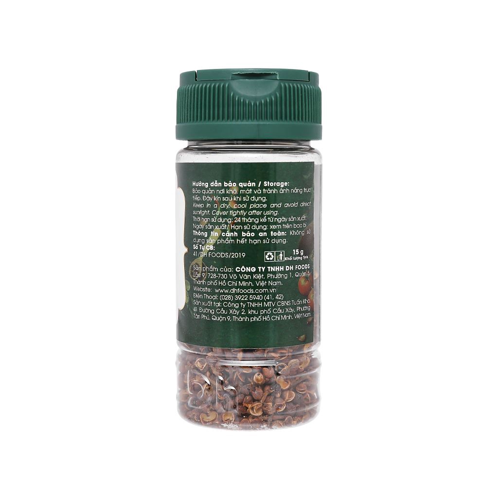 Hạt mắc khén Dh Food hũ 15g